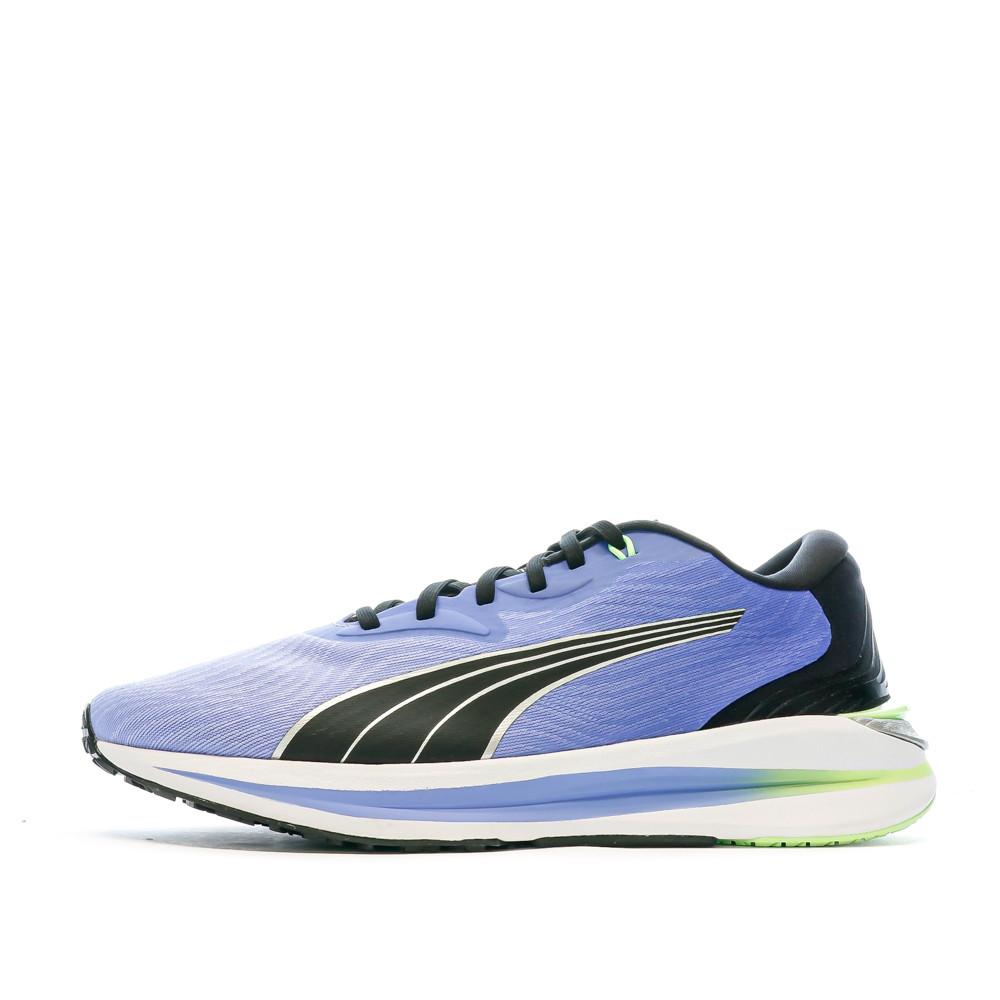 Chaussures de Running Noire/Mauve Homme Puma Electrify Nitro 2 pas cher
