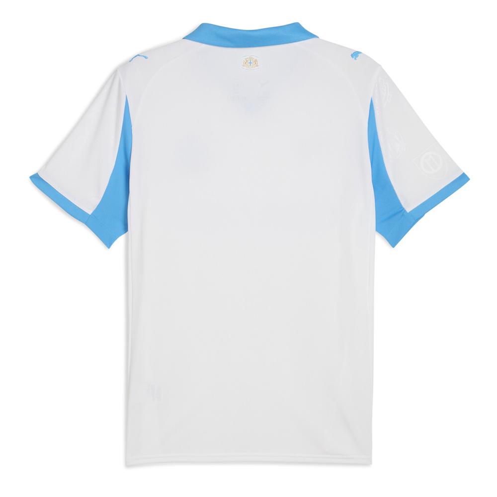 OM Maillot de Football Blanc/Turquoise Garçon Puma 25/26 vue 2