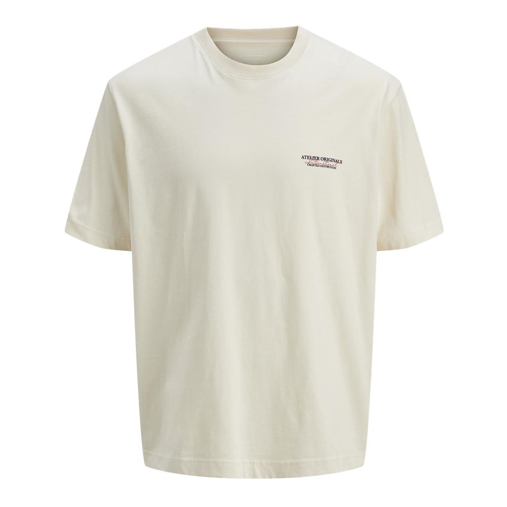 T-Shirt Beige Garçon Jack & Jones Slington pas cher