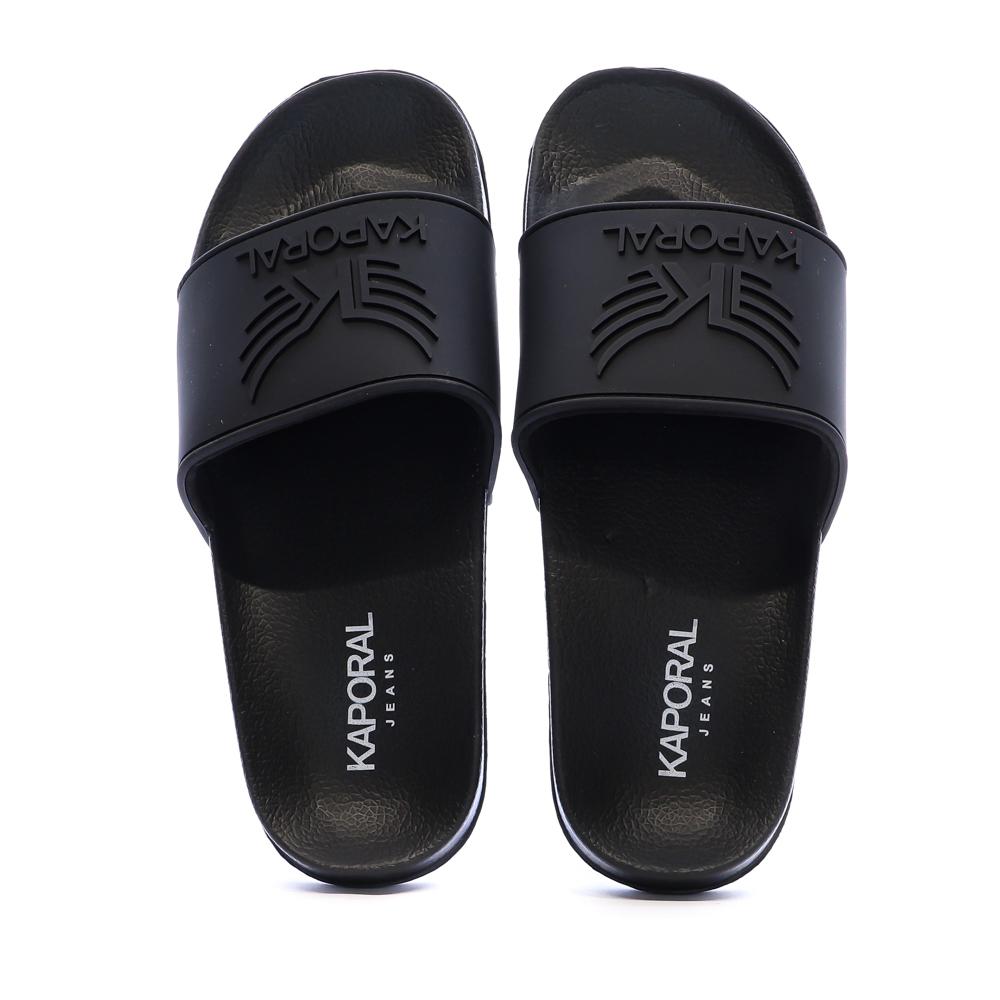 Claquettes Noir Femme Kaporal Bapo vue 3