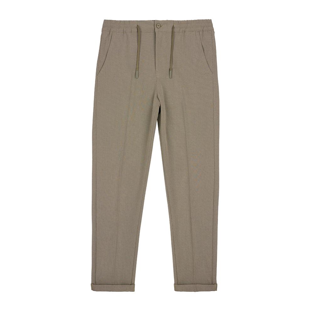 Pantalon fluide Kaki Homme Teddy Smith Pywan pas cher