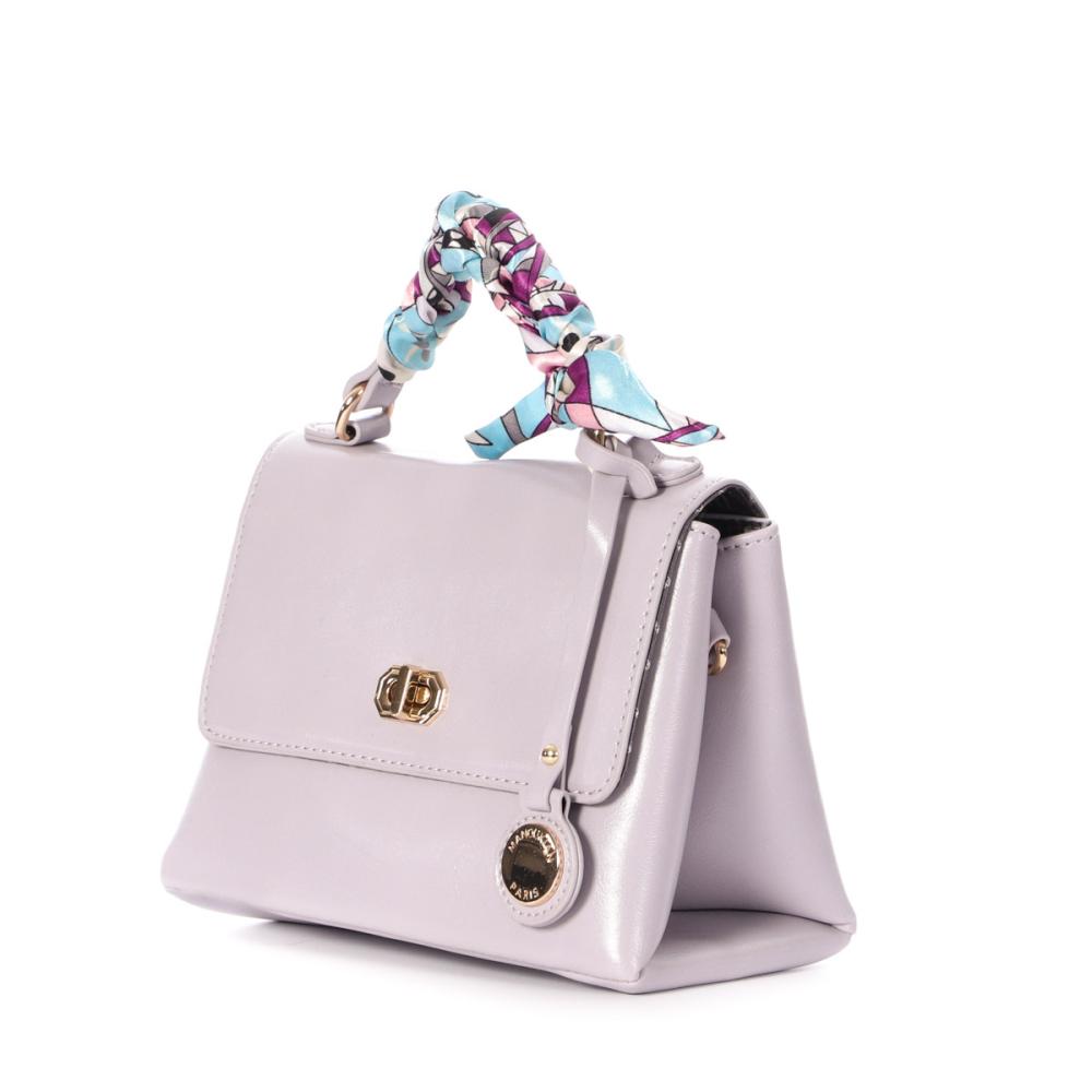 Sac à Bandoulière Mauve Femme Manoukian Monica vue 3