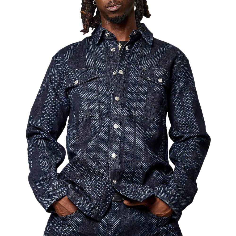Chemise En Jean Kaporal Femme - Effet Empiècement - Taille XS - Occasion Très Bon état