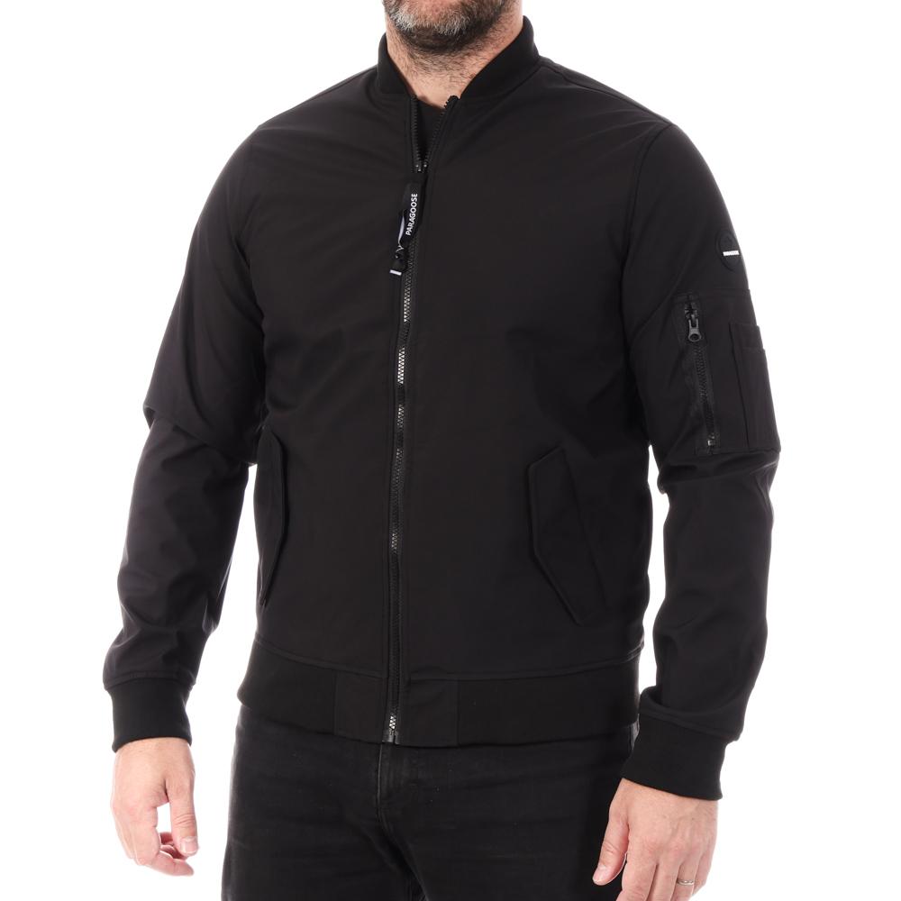 Blouson Noir Homme Paragoose GRANT pas cher