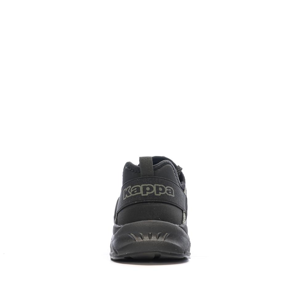 Baskets Noires/Kaki Garçon Kappa San Puerto Lace vue 3