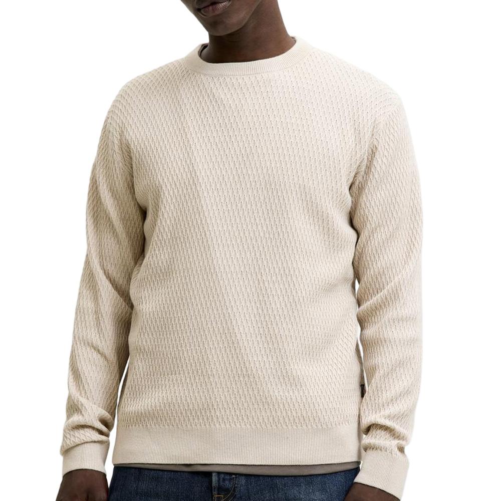 Pull Beige Homme Jack & Jones Reagan pas cher