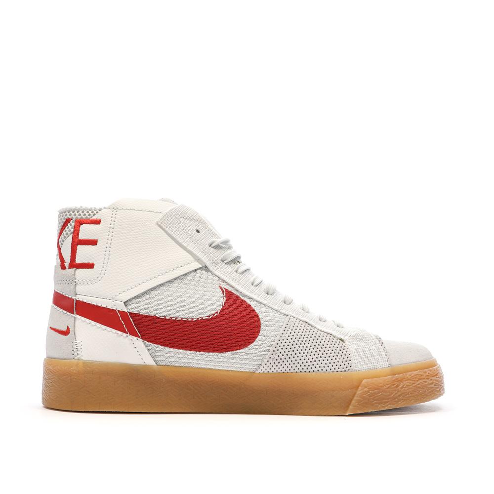Baskets Grise/Rouge Homme Nike Sb Zoom Blazer vue 2