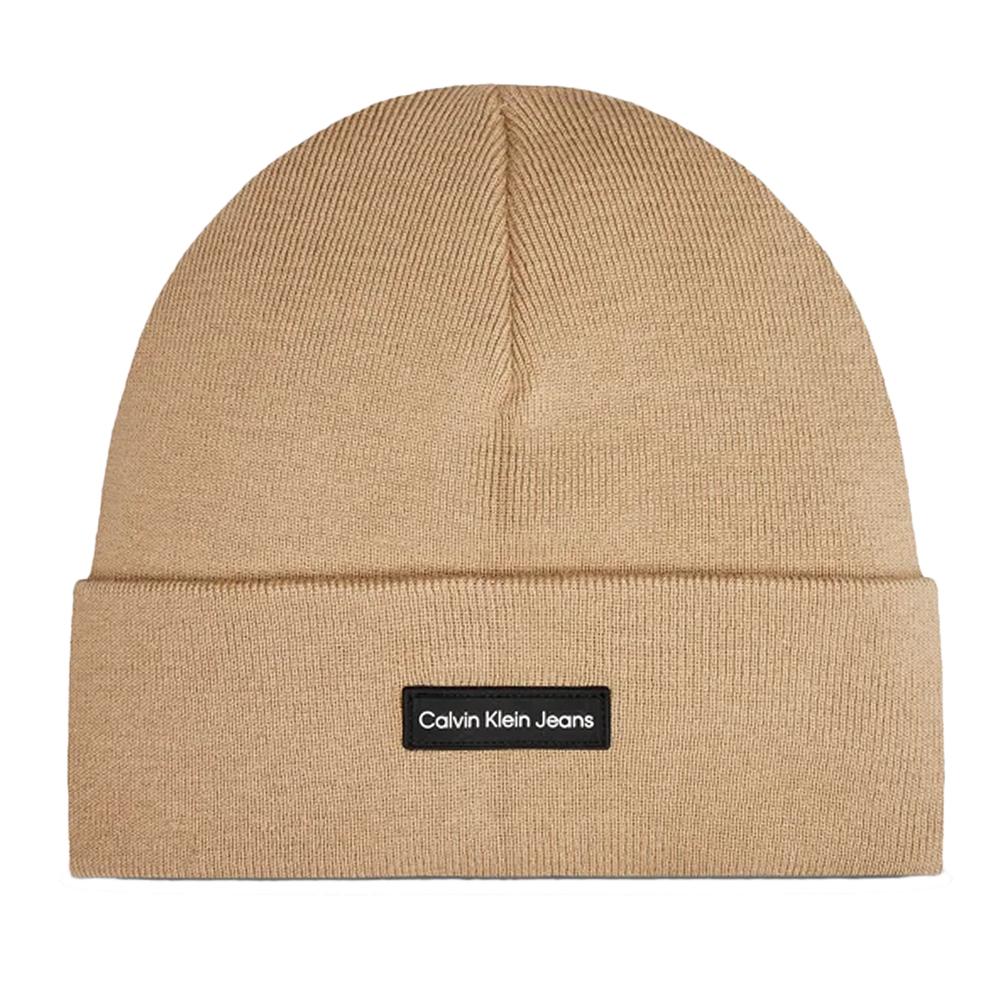 Bonnet Marron Homme Calvin Klein Jeans Travertine pas cher