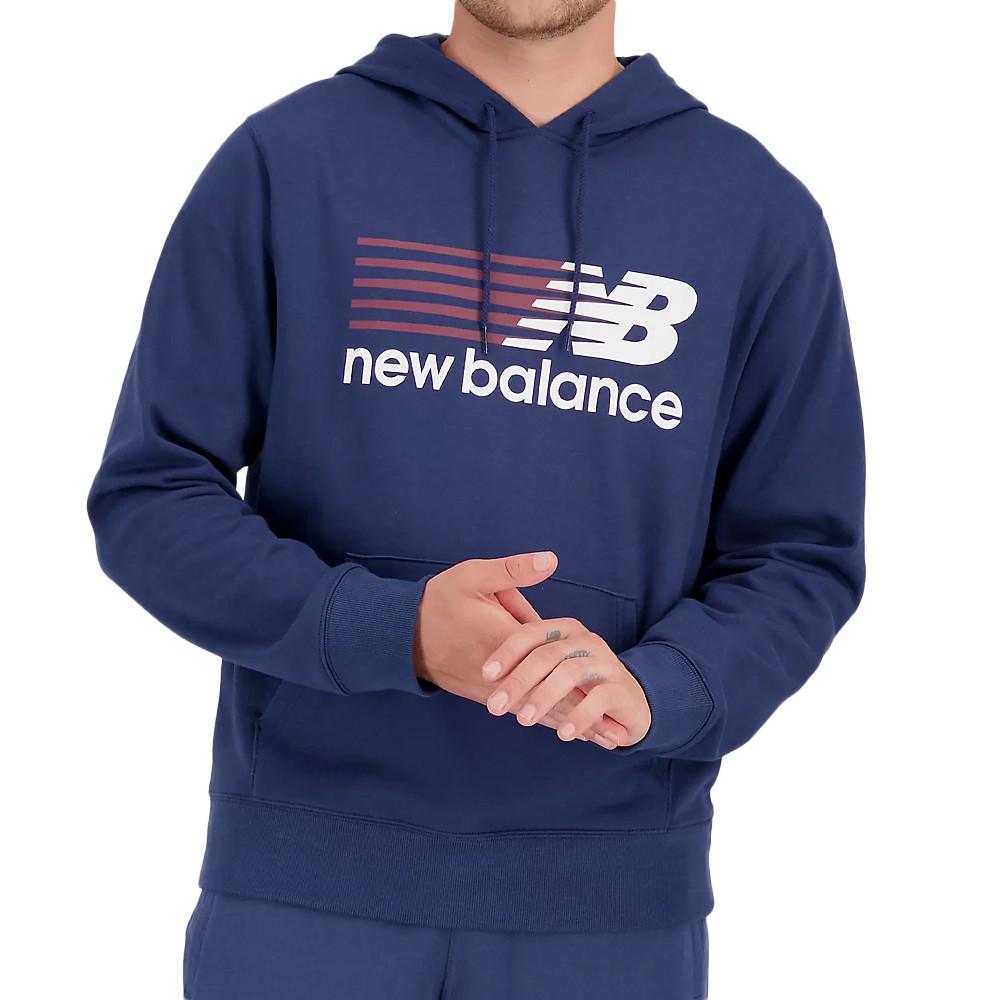 Sweat Marine Homme New Balance Classic Hoodie pas cher