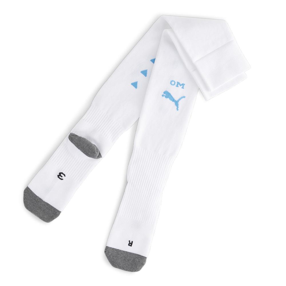 X1 Paire de Chaussette Blanches Puma Homme/Ado Team Om Stacked pas cher