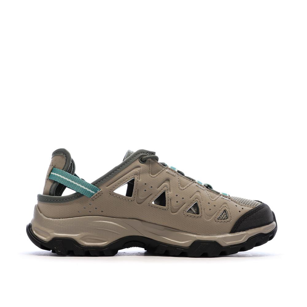 Baskets Beige Femme Salomon Alhama vue 2