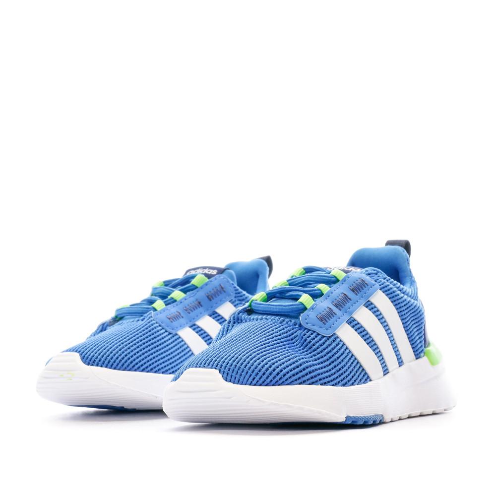 Baskets Bleu Garçon Adidas Racer Tr21 I vue 6