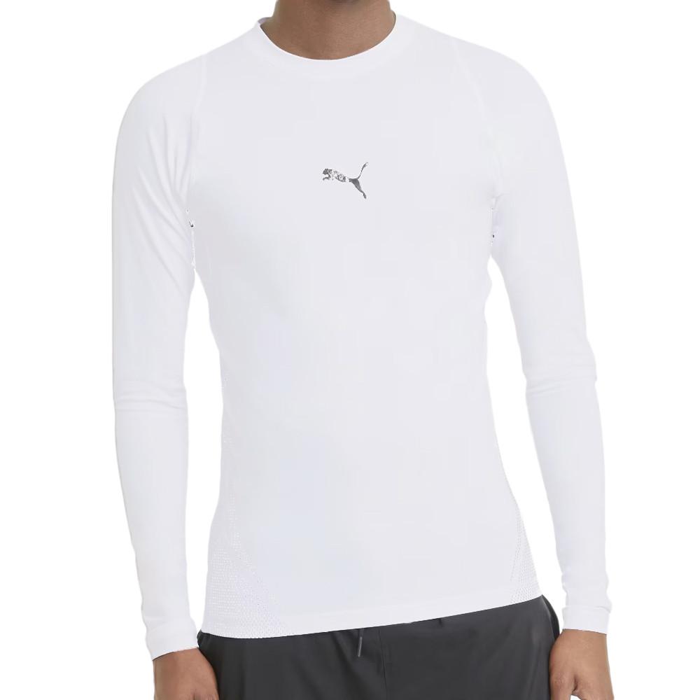 T-shirt Manches Longues Blanc Homme Puma Exo pas cher