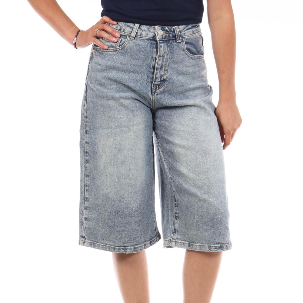 Bermuda Bleu Clair Femme Monday Premium MUL pas cher