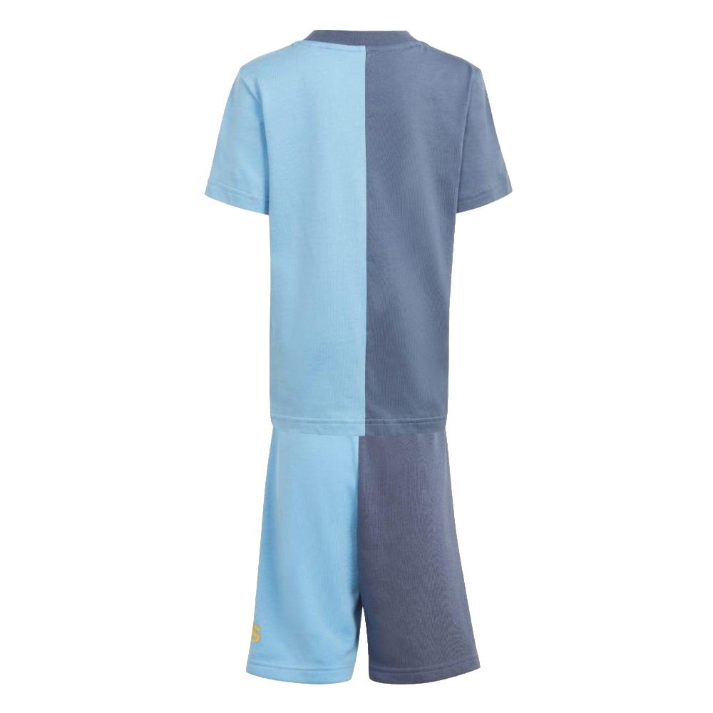 Adidas IS2677 Set für Jungen in Türkis/Marineblau Ansicht 2