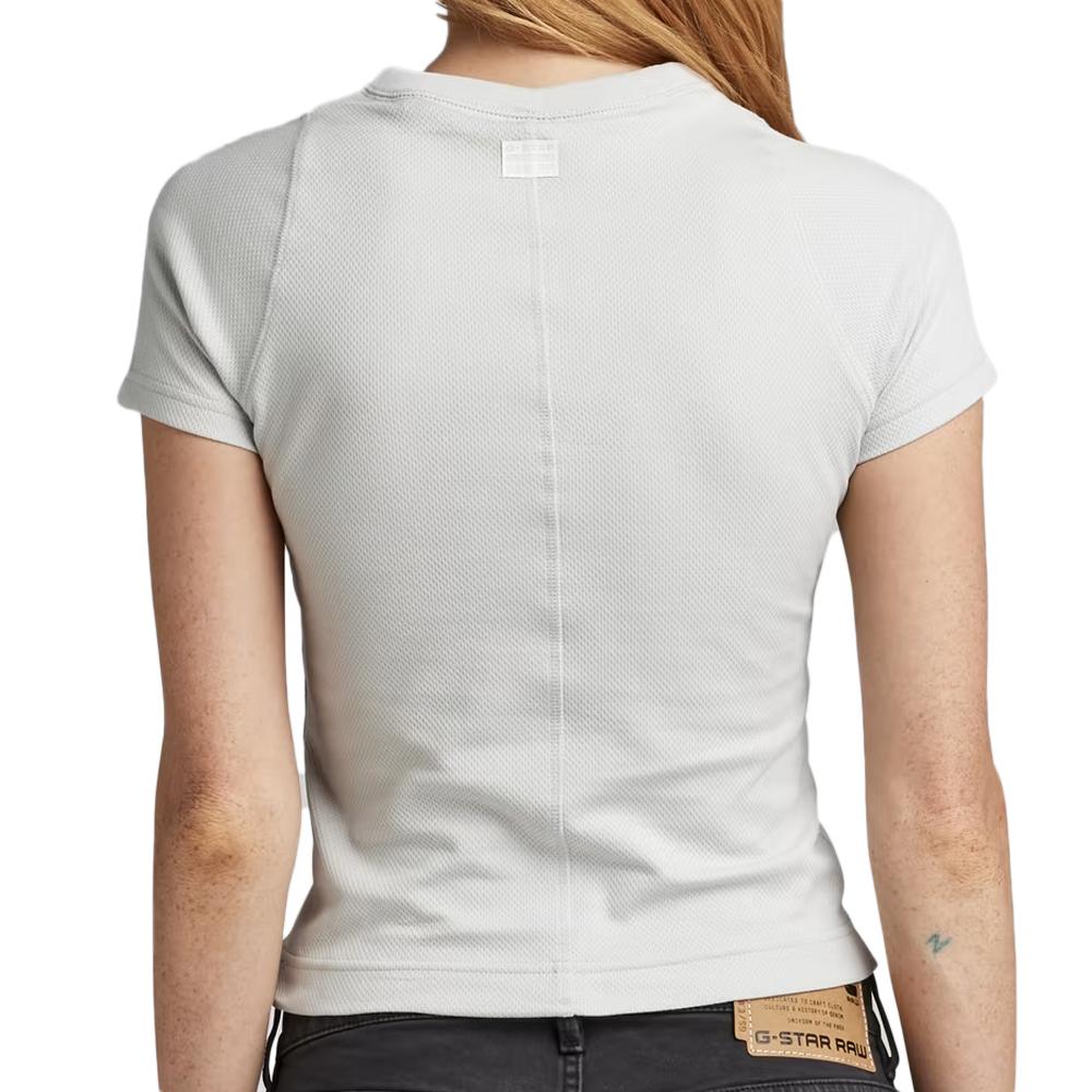 T-shirt Gris Femme G-Star Raw D22767 vue 2