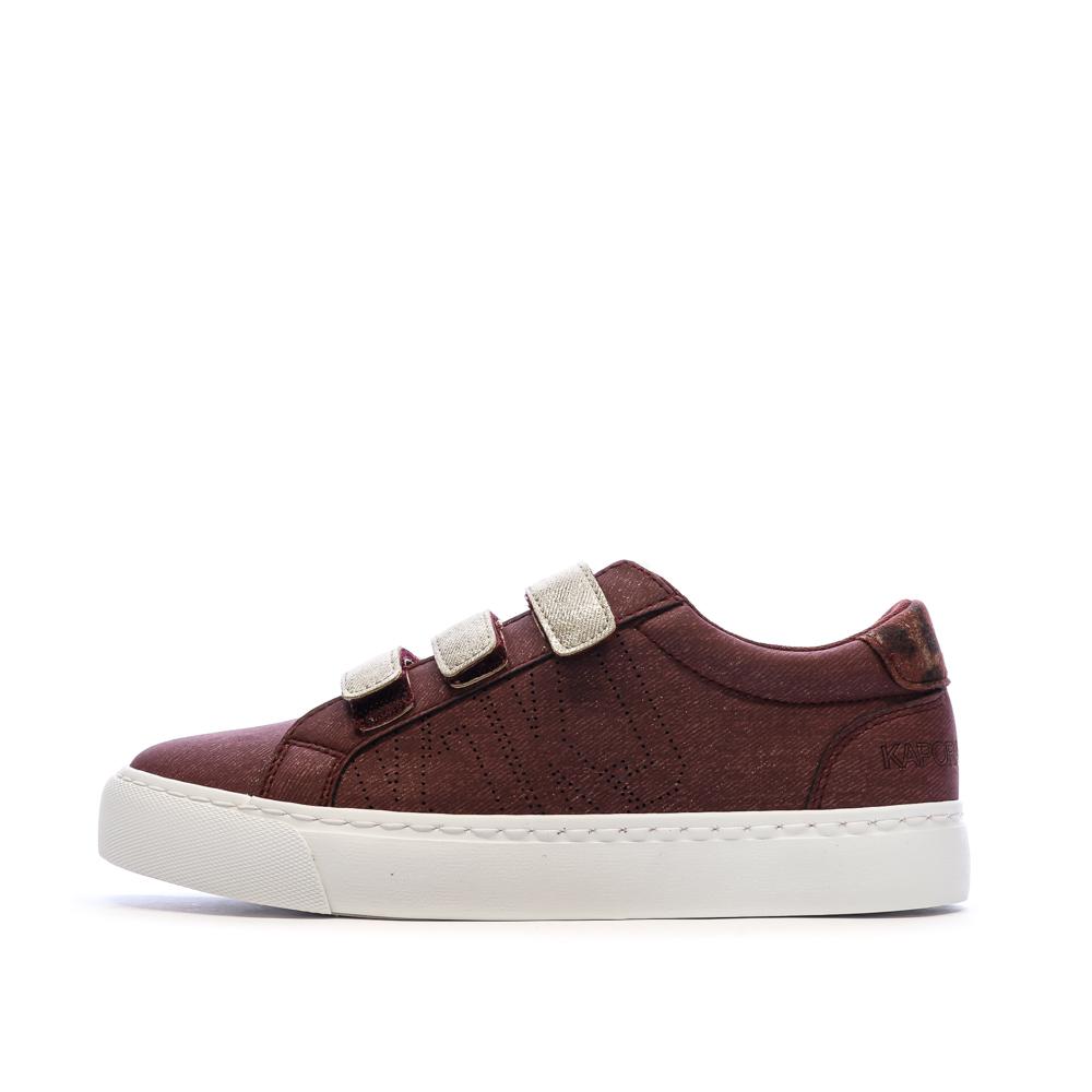 Baskets Bordeaux Femme Kaporal Tippyk pas cher