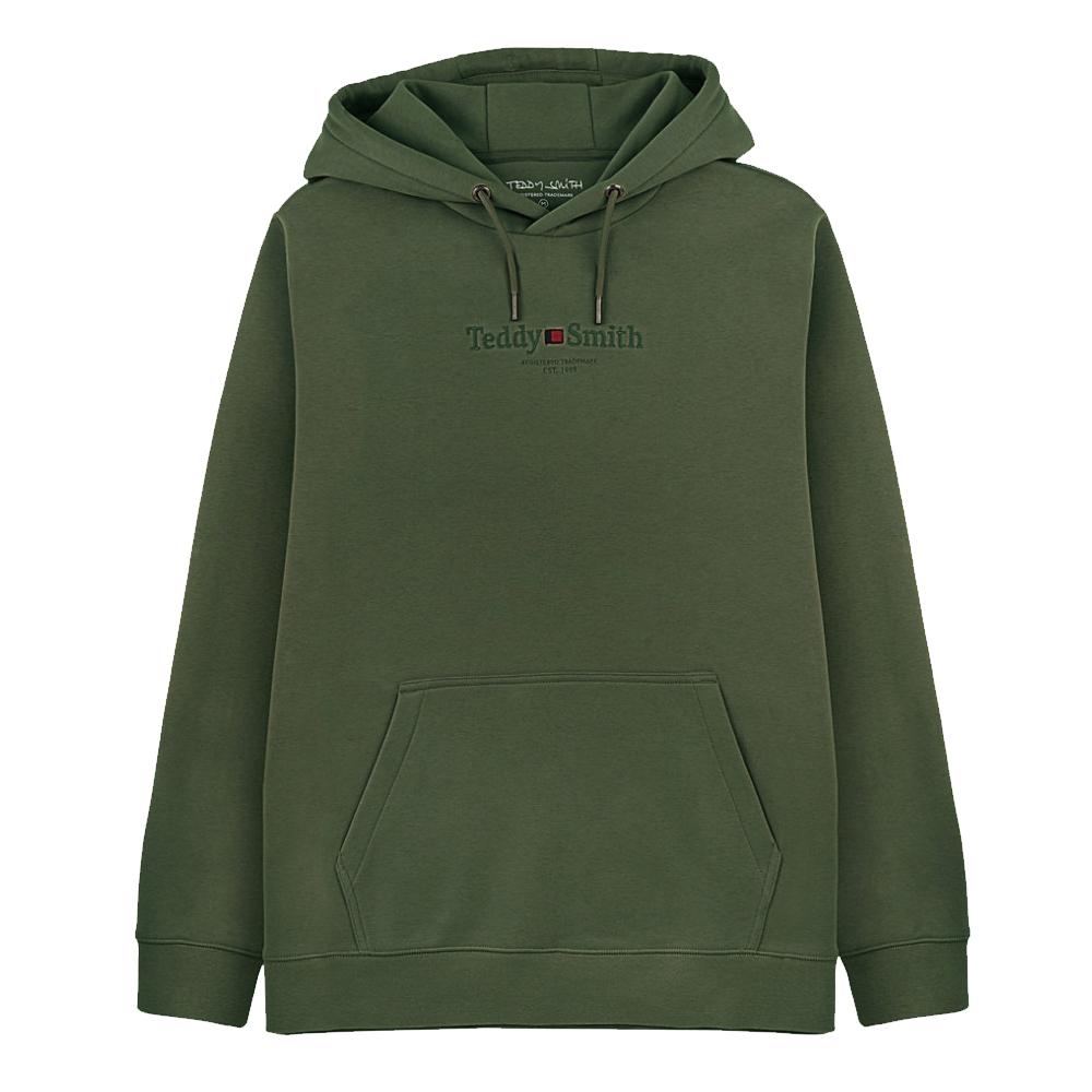Sweat Vert Garçon Teddy Smith Hoody pas cher