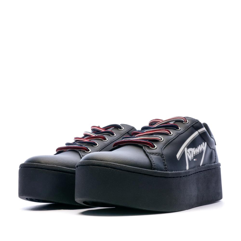 Baskets Noir Femme Tommy Hilfiger Icon Signature vue 6