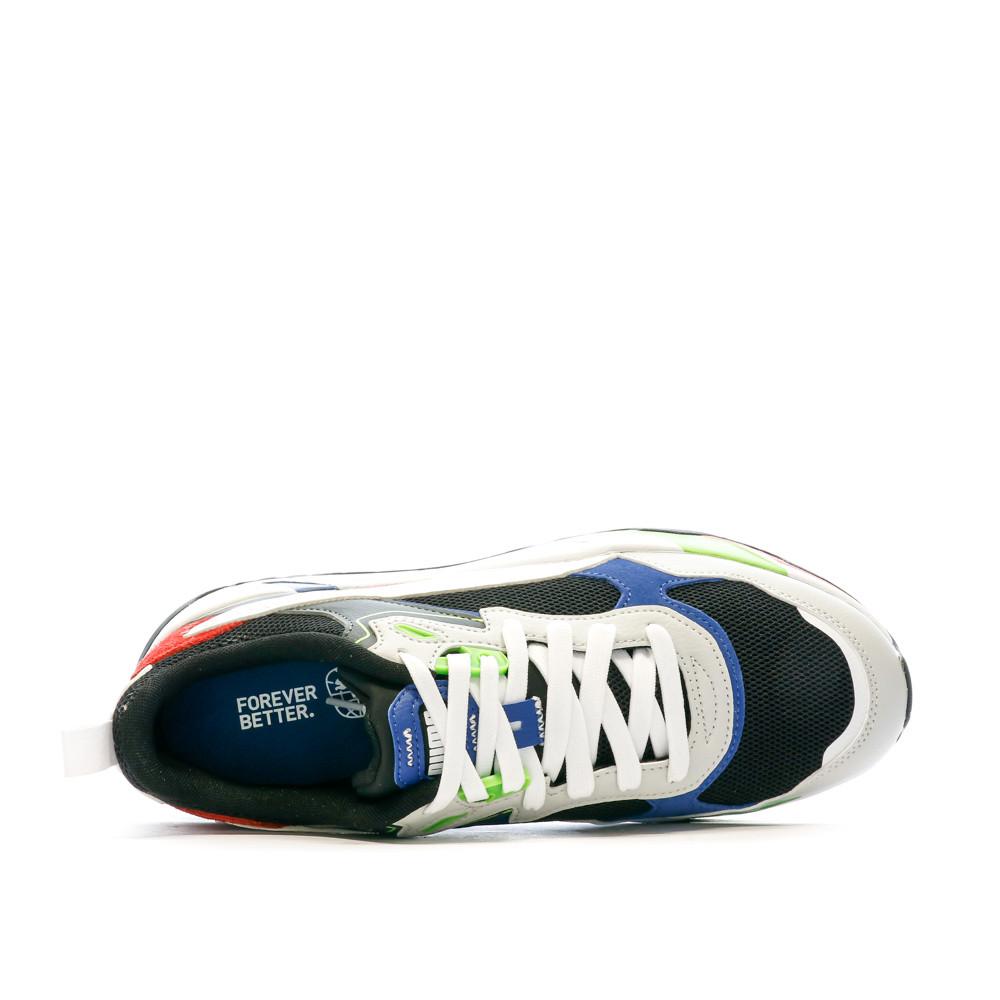 Baskets Blanches/Bleu Homme Puma Trinity vue 4