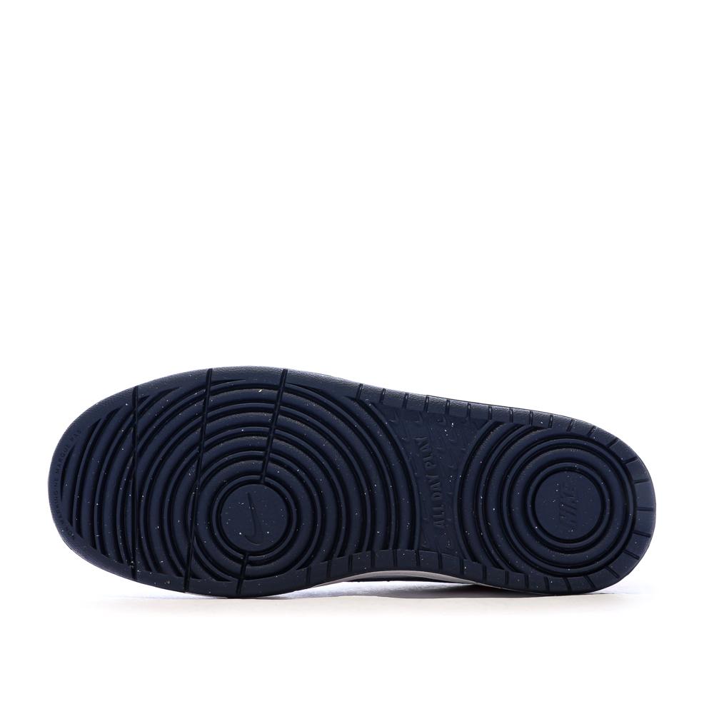 Baskets Blanches/Noires/Bleu Garçon Nike Court Borough vue 5