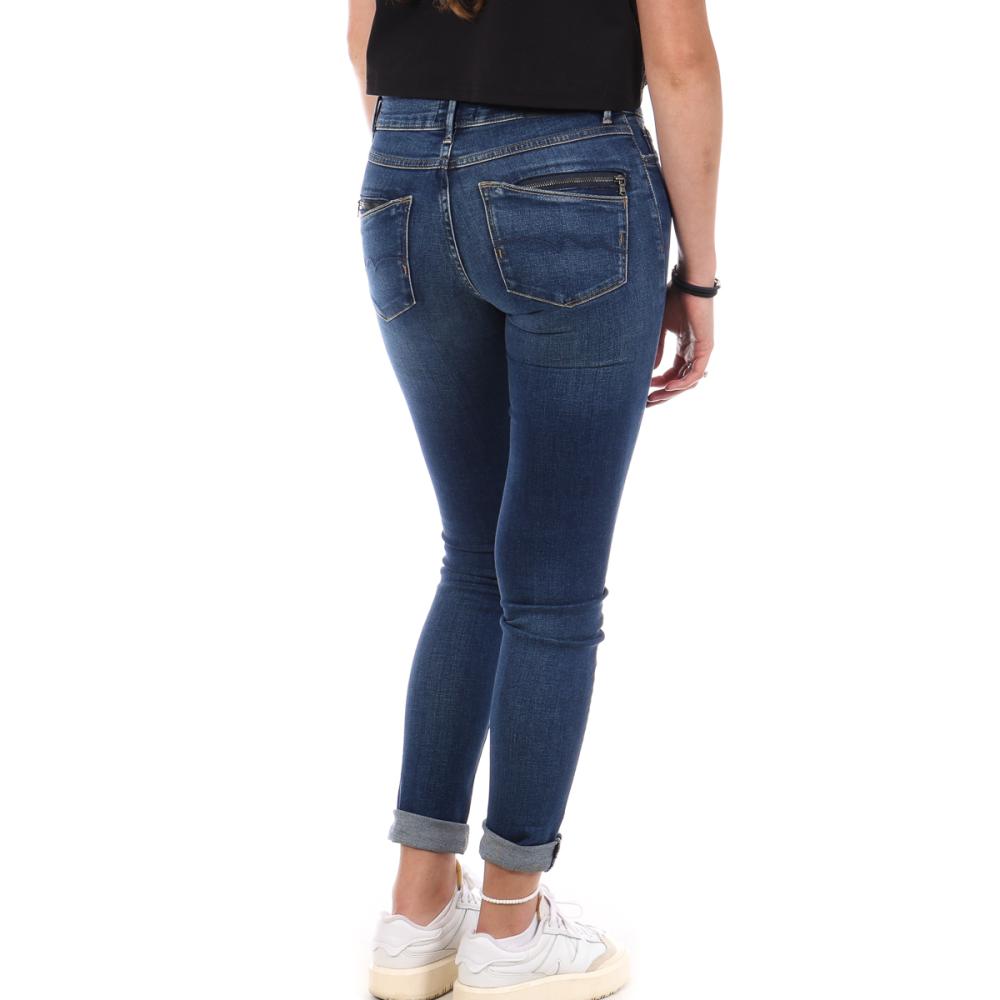Jean skinny Bleu Foncé femme Teddy Smith Ava vue 2