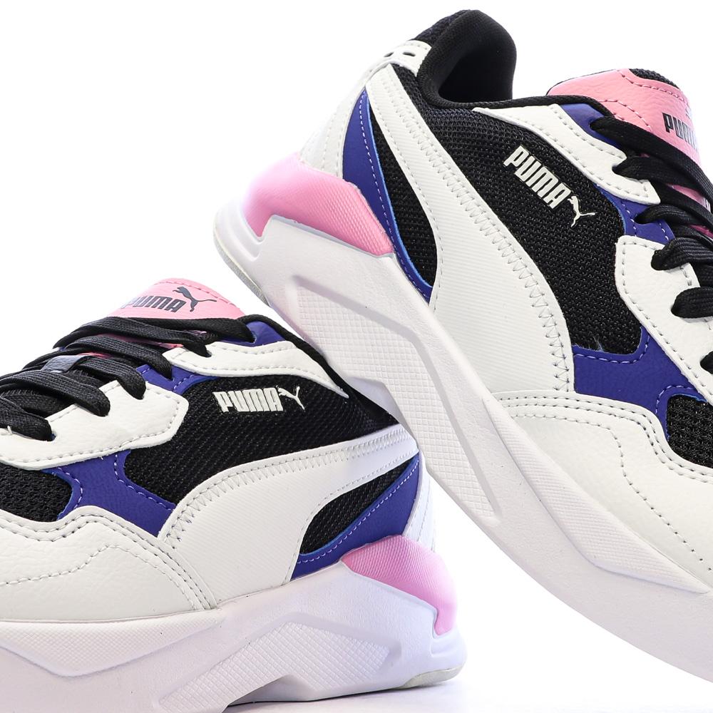 Baskets Blanches/Noires/Roses Femme Puma Xray Speed Lite vue 7