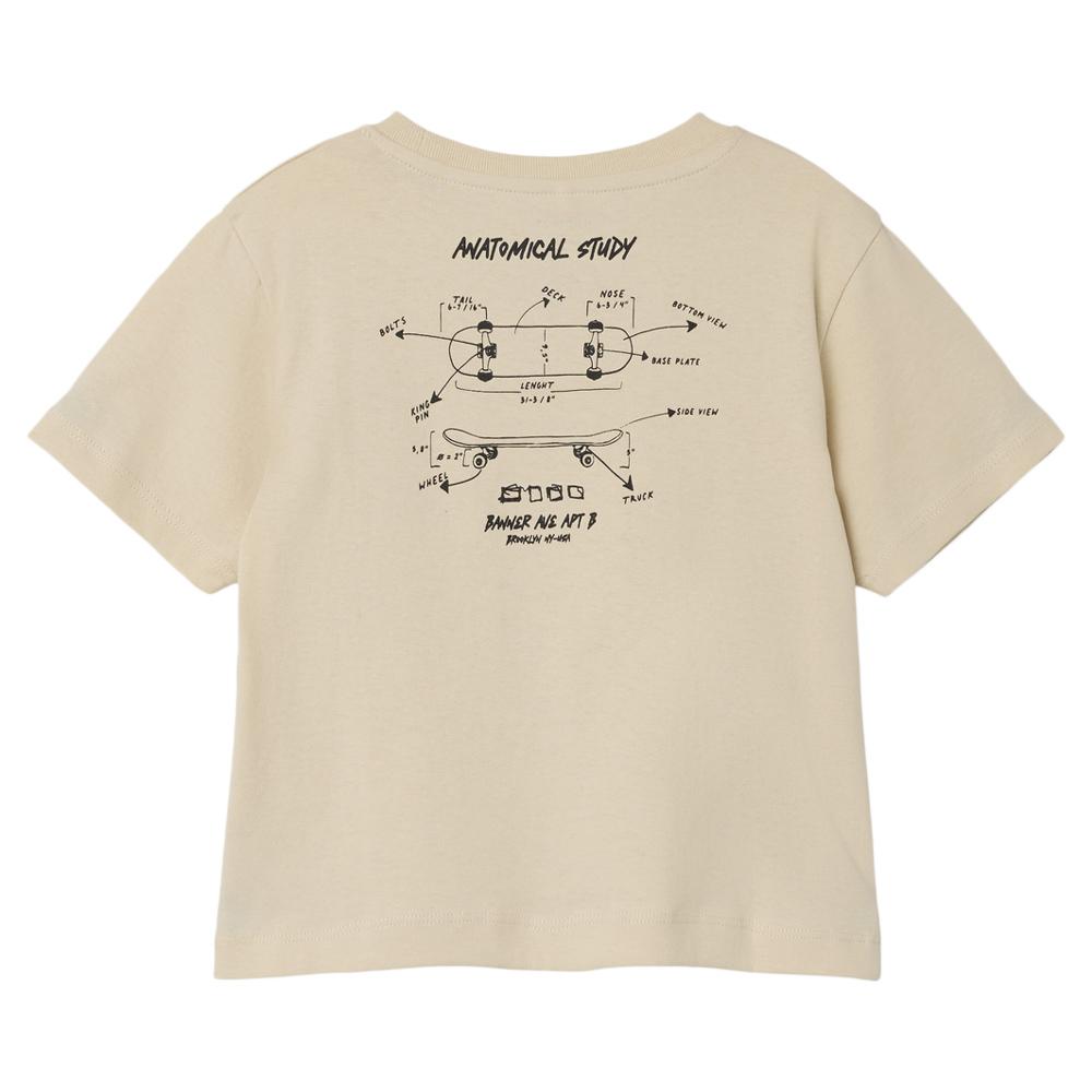 T-shirt Beige Garçon Name it Mlasso vue 2