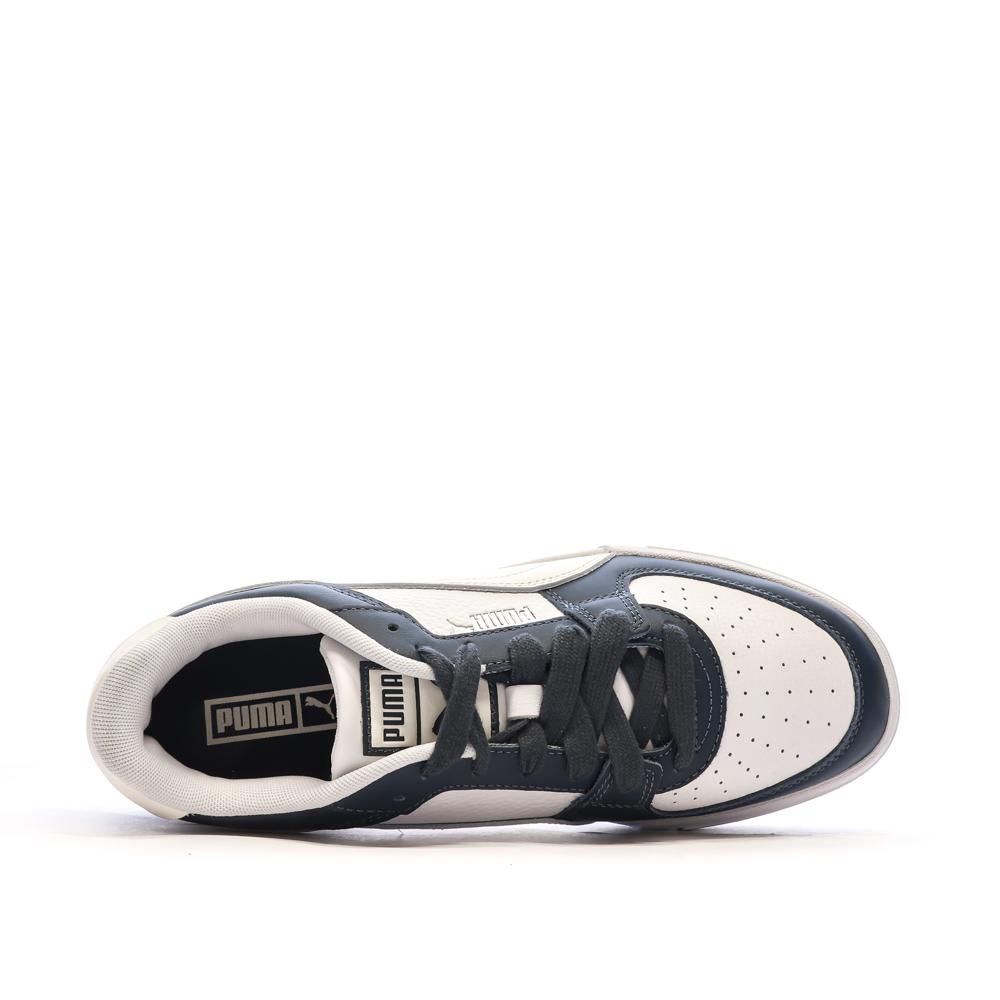 Baskets Blanches/Marine Homme Puma Pro Classic vue 4