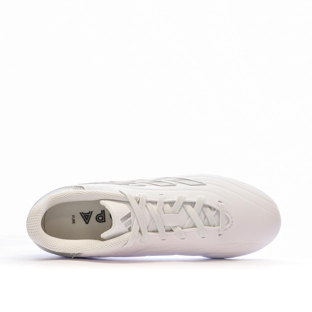 Chaussures de football Blanches Garçon Adidas Copa vue 4