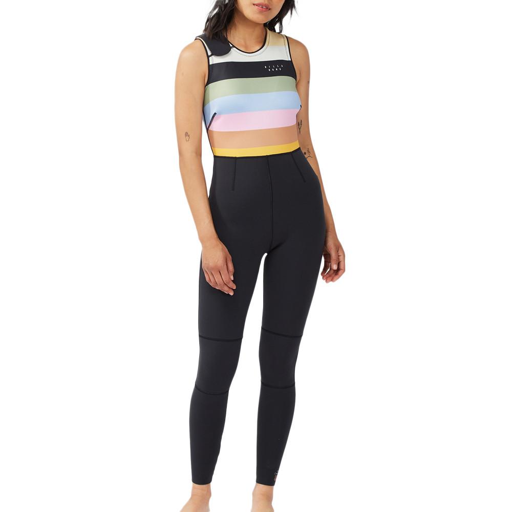 Combinaison de Surf Noir Femme Billabong Sol Si pas cher