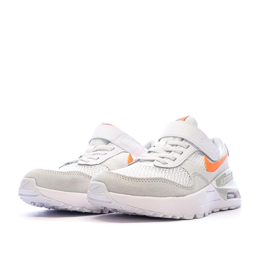 Baskets Grise Garçon Nike Air Max Systm vue 6