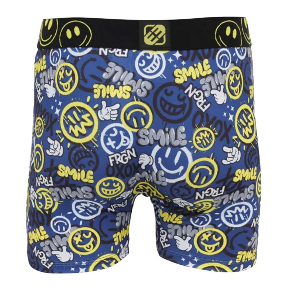 Boxer Bleu/Jaune Garçon Freegun Smile vue 2