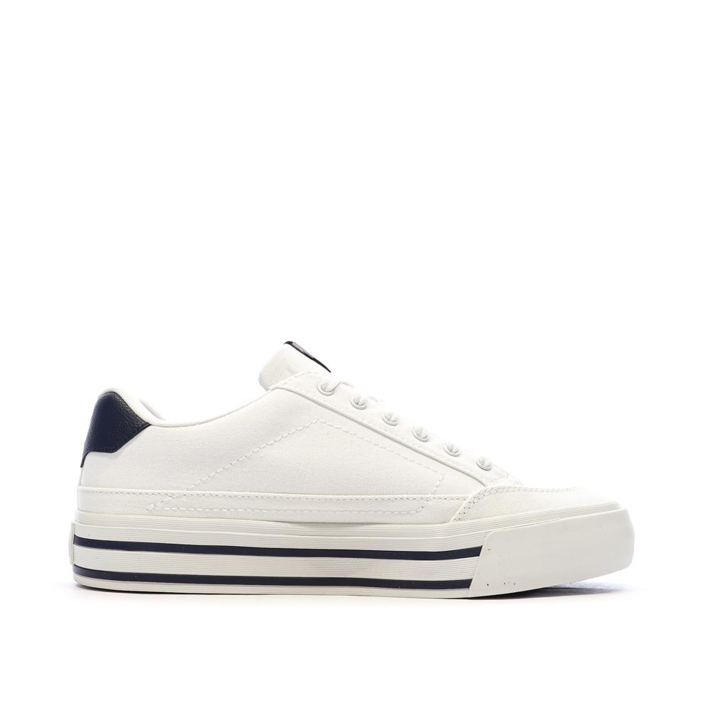 Baskets Blanc/Marine Homme Puma Court Classic vue 2