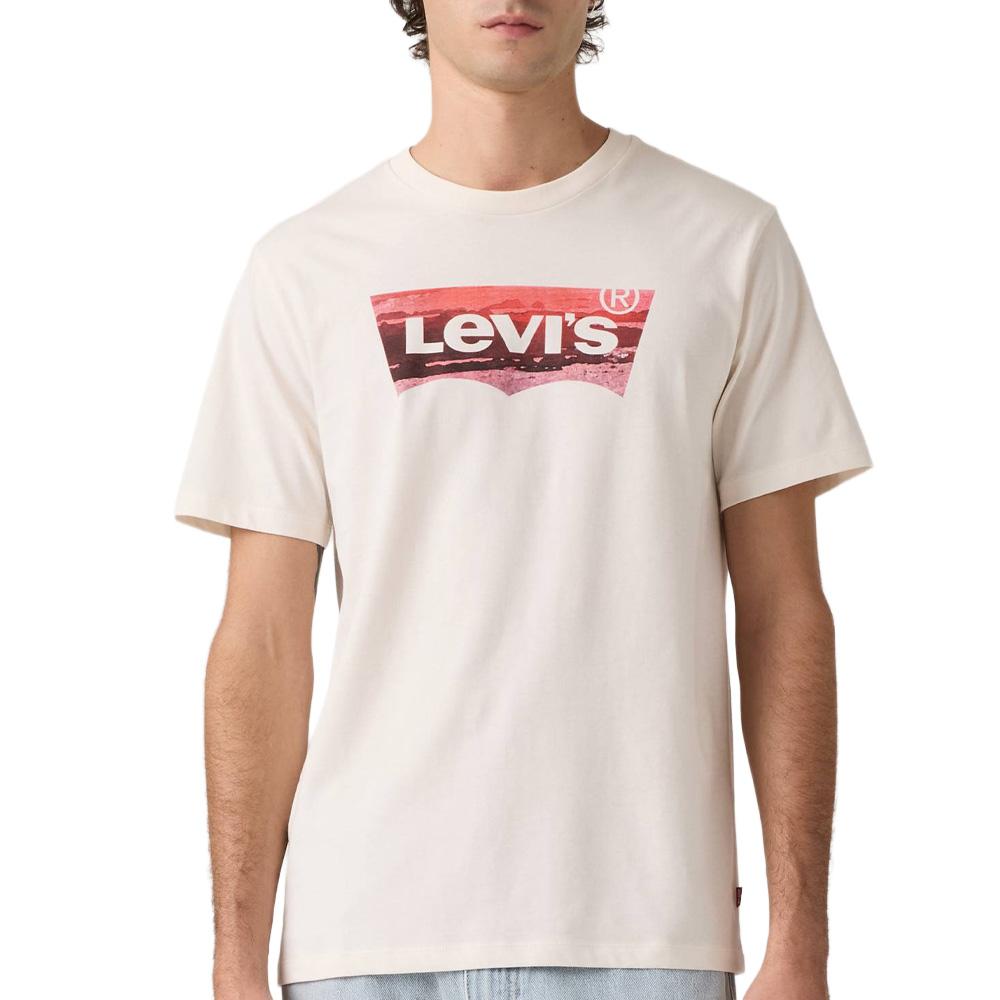 Camiseta beige/roja para hombre Levi's Tees 22491 barato