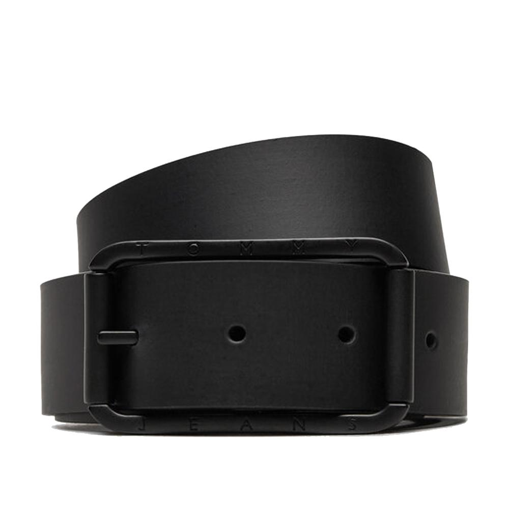Ceinture Noire Homme Tommy Hilfiger Buck pas cher