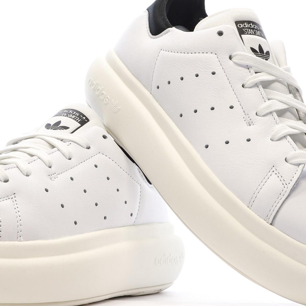 Baskets Blanches/Noires Femme Adidas Stan Smith Pf W vue 7