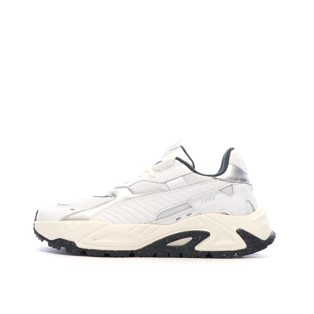 Baskets Blanches Mixte Puma RS-Trck Metallic pas cher