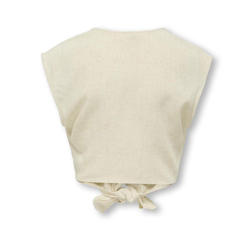 Camiseta sin mangas beige para niña de ONLY Kogsiesta ver 2
