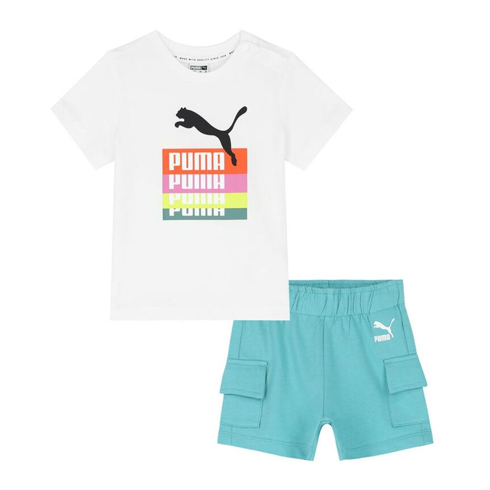 Ensembles Blanc/Bleu Garçon bebe Puma Prime pas cher