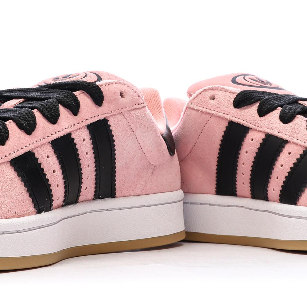 Campus Baskets Rose/Noir Femme Adidas vue 7