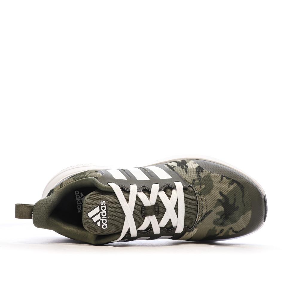 Baskets Kaki Garçon Adidas Fortarun 2.0 vue 4