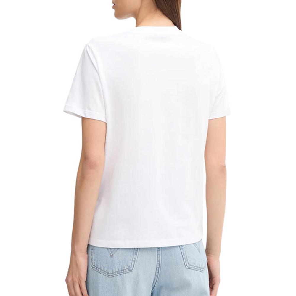 T-Shirt Blanc Femme Calvin Klein Jeans Classic vue 2