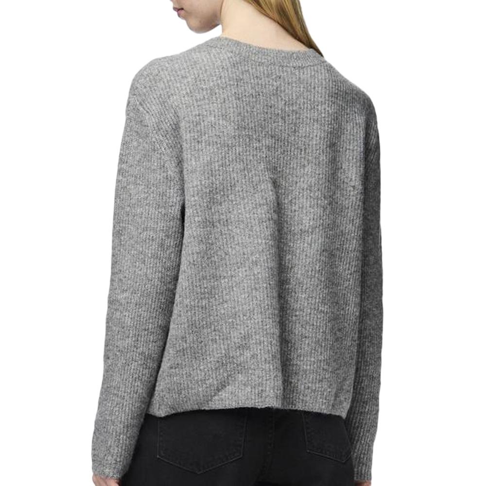 Gilet Gris Femme Pieces Silly vue 2