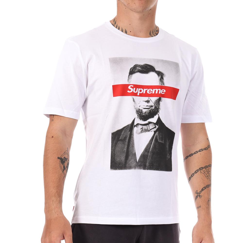T-shirt Blanc Homme Supreme Grip Story pas cher