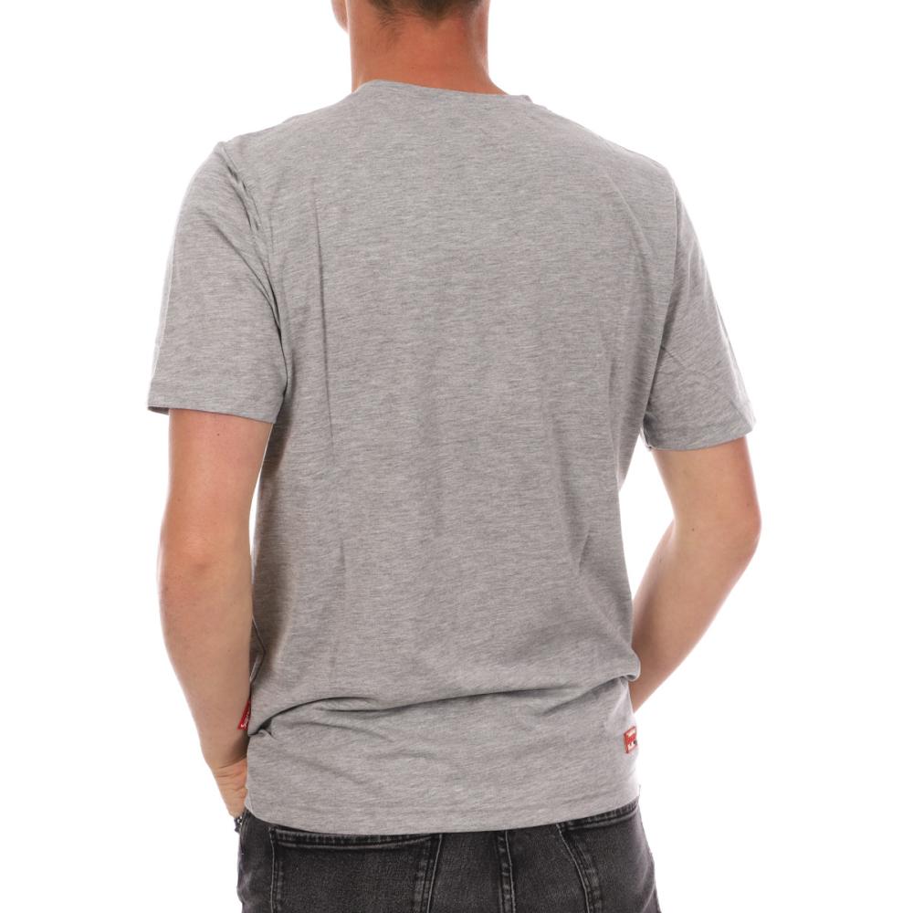 T-shirt Gris Homme Supreme Grip Gold vue 2