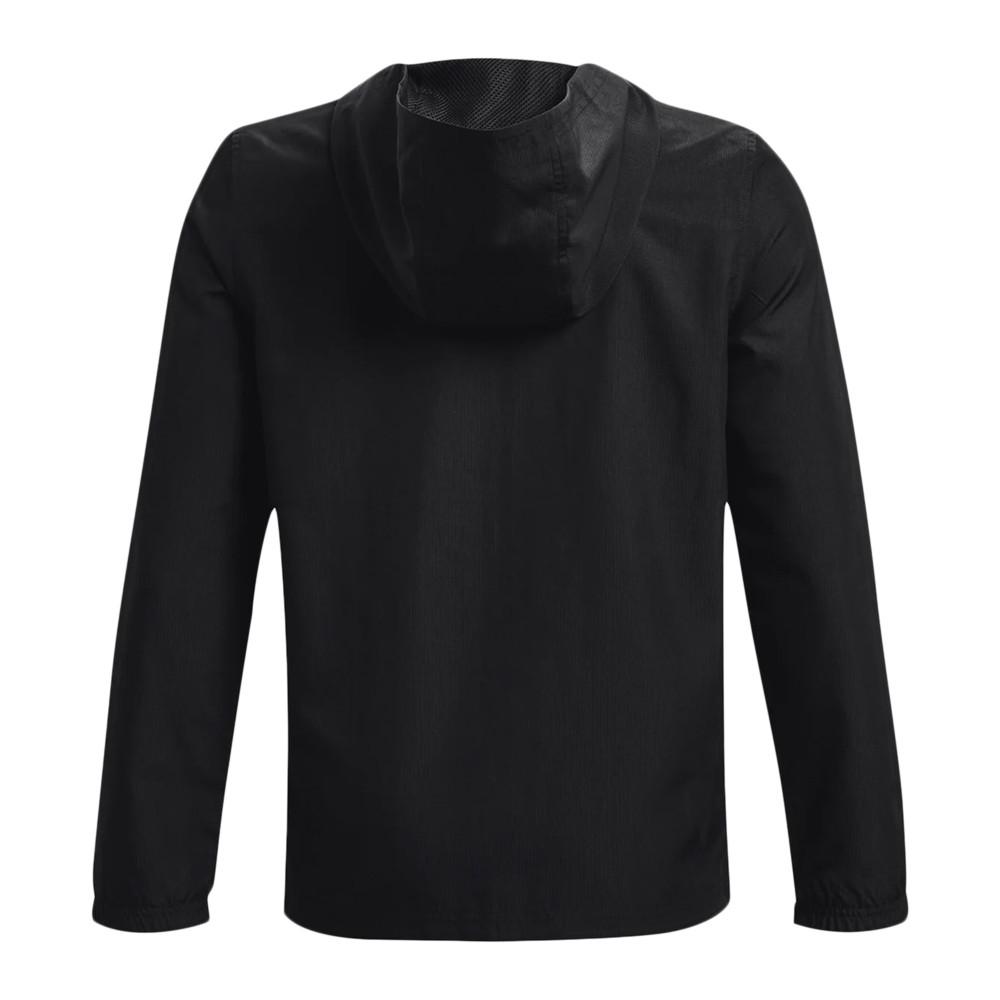Veste Noir Garçon Under Armour Windbreaker vue 2