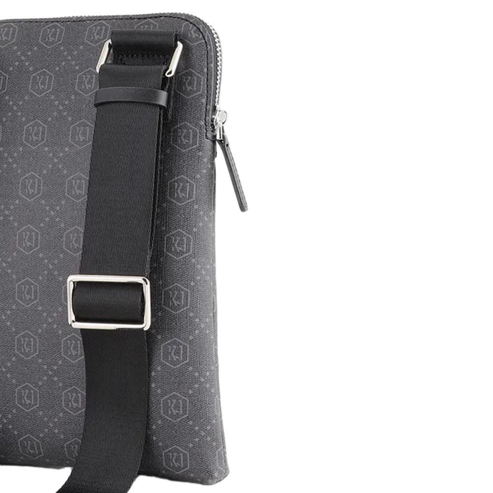 Sac Bandoulière Noir Homme Kaporal Porto vue 2