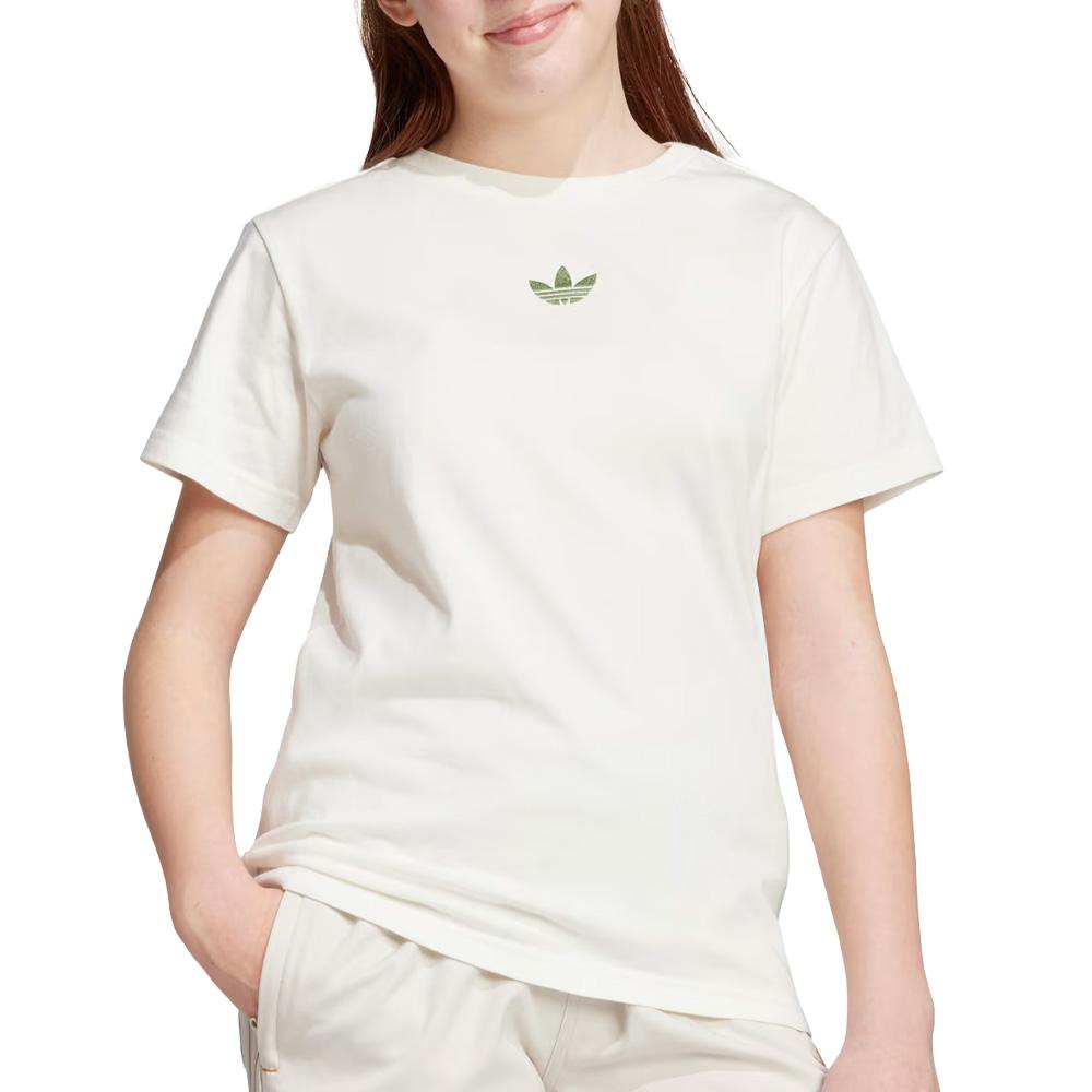 Girl's Ecru Adidas Gfx x Minecraft T-shirt affordable