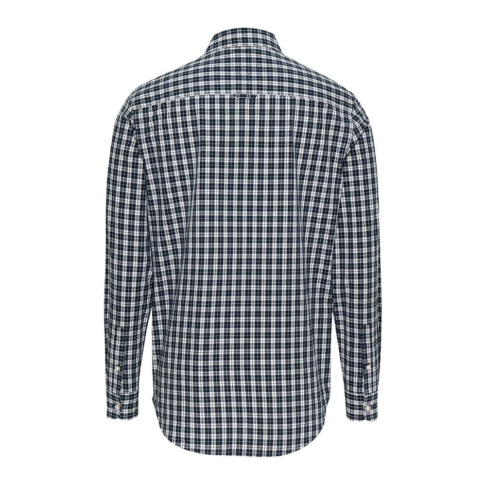 Chemise Marine/Blanc à Carreaux Homme Tommy Hilfiger Night vue 2